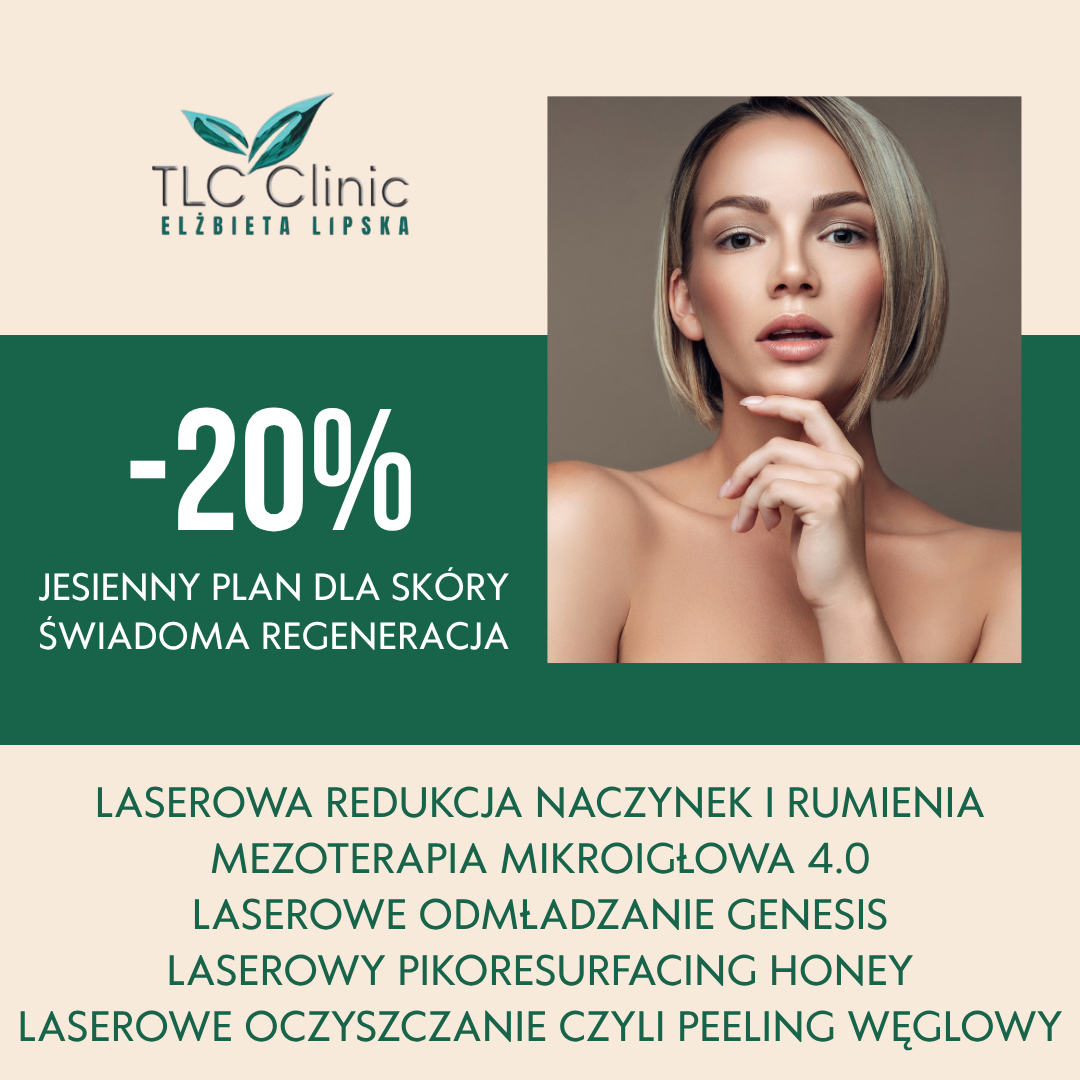 Wrześniowe oferty TLC-Clinic – laseroterapia, epilacja laserowa i modelowanie sylwetki w Ostrołęce i Olsztynie